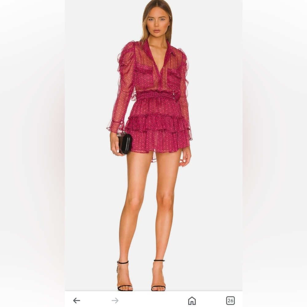 Women's Pink Tiered Long-Sleeve Mini Dress
Misa los Ángeles by revolve